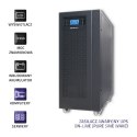 Qoltec Zasilacz awaryjny UPS On-line | Pure Sine Wave | 10kVA | 8kW | LCD | USB