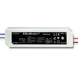 Qoltec Zasilacz impulsowy LED IP67 | 75W | 12V | 6.25A | Wodoodporny | Biały