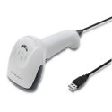 Qoltec Skaner czytnik kodów kreskowych 1D | matryca CCD | USB | Biały