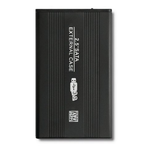Qoltec Obudowa | kieszeń do dysków HDD SSD 2.5" SATA3 | USB 3.0 | Czarny