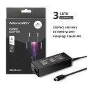 Qoltec Ładowarka do hulajnogi Xiaomi, roweru, skutera elektrycznego Ninebot 84W | 36V | 42V | 2A | 8.0*8.0+pin | +kabel zasilają