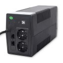 Qoltec Zasilacz awaryjny UPS Line Interactive | Monolith | 1000VA | 600W | LCD | USB | RJ45