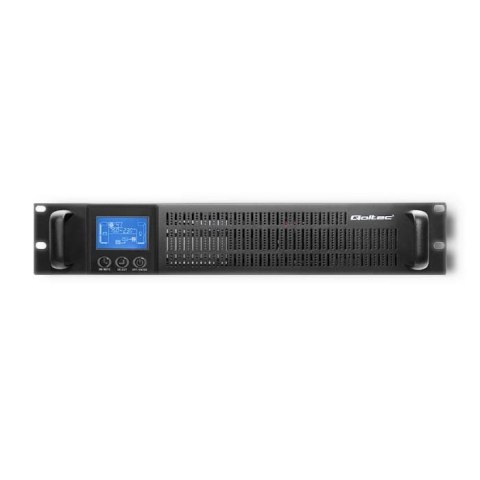 Qoltec Zasilacz awaryjny UPS RACK | 2kVA | 1600W | LCD