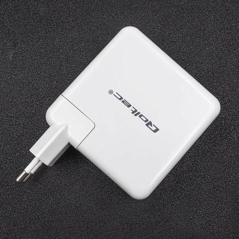 Qoltec Ładowarka GaN FAST 108W | 5-20V | 3-4.7A | USB C | Laptop | Smartfon | Biała