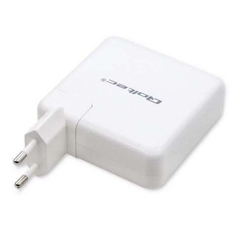 Qoltec Ładowarka GaN FAST 108W | 5-20V | 3-4.7A | USB C | Laptop | Smartfon | Biała