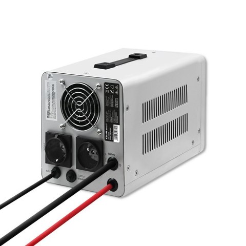 Qoltec Zasilacz awaryjny UPS 500VA/350 | Przetwornica 12/230V z AVR | Sinus