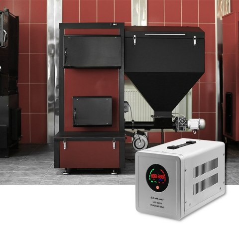 Qoltec Zasilacz awaryjny UPS 800VA/560 | Przetwornica 12/230V z AVR | Sinus