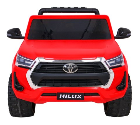 Toyota Hilux na akumulator dla dzieci Czerwony Pickup + Napęd 4x4 + Pilot