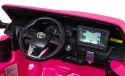 Toyota Hilux na akumulator dla dzieci, Różowy Pickup + Napęd 4x4 + Pilot
