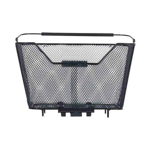 Kosz na tylny bagażnik BASIL LESTO MIK, MIK System (ready to go), stalowy czarny (DWZ) => zamiennik BAS-11327 (NEW 2025)