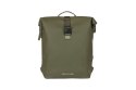 Plecak/Sakwa BASIL SOHO BACKPACK NORDLICHT17L, mocowanie na haki Hook-On System, wodoodporny poliester, oświetlenie, moss green 