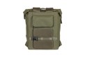 Plecak/Sakwa BASIL SOHO BACKPACK NORDLICHT17L, mocowanie na haki Hook-On System, wodoodporny poliester, oświetlenie, moss green 