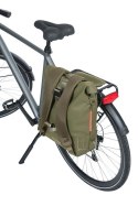 Plecak/Sakwa BASIL SOHO BACKPACK NORDLICHT17L, mocowanie na haki Hook-On System, wodoodporny poliester, oświetlenie, moss green 