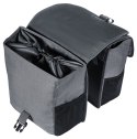 Sakwa podwójna BASIL GO DOUBLE BAG 32L, Universal Bridge System, grey melee (WYPRZEDAŻ -50%)