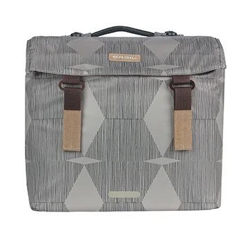 Sakwa podwójna BASIL ELEGANCE DOUBLE PANNIER BAG MIK 40-49L, MIK System (ready to go) wodoodporna chateau taupe (NEW).