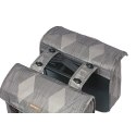 Sakwa podwójna BASIL ELEGANCE DOUBLE PANNIER BAG MIK 40-49L, MIK System (ready to go) wodoodporna chateau taupe (NEW).
