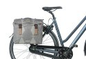 Sakwa podwójna BASIL ELEGANCE DOUBLE PANNIER BAG MIK 40-49L, MIK System (ready to go) wodoodporna chateau taupe (NEW).