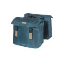 Sakwa podwójna BASIL ELEGANCE DOUBLE PANNIER BAG MIK 40-49L, MIK System (ready to go) wodoodporna estate blue (NEW).