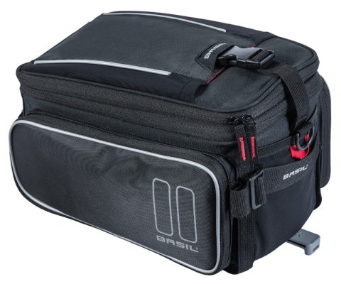 Torba na bagażnik BASIL SPORT DESIGN TRUNKBAG MIK 7-15L, MIK System (ready to go) wodoodporna black (DWZ) => zamiennik BAS-18438