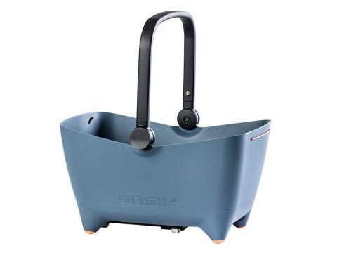 Kosz tylny na bagażnik BASIL BUDDY DOG BICYCLE BASKET REAR MIK, MIK system (ready to go), Adapter Plate 2.0 (blokada), plastik, 