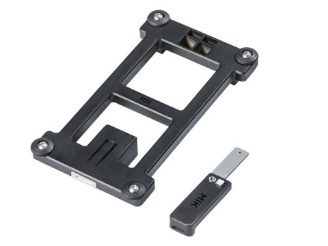 Kosz tylny na bagażnik BASIL BUDDY DOG BICYCLE BASKET REAR MIK, MIK system (ready to go), Adapter Plate 2.0 (blokada), plastik, 