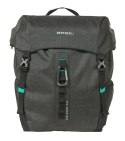 Sakwa pojedyncza BASIL DISCOVERY 365D SINGLE PANNIER BAG M 9L, Hook On System, wodoodporna black melee (NEW)