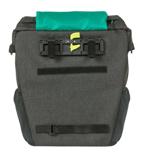 Sakwa pojedyncza BASIL DISCOVERY 365D SINGLE PANNIER BAG M 9L, Hook On System, wodoodporna black melee (NEW)