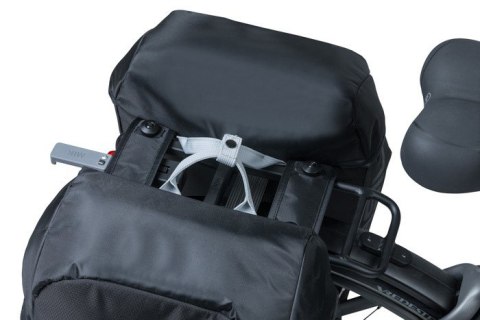 Sakwa podwójna BASIL MILES DOUBLE PANNIER BAG 32L MIK System (ready to go), 100% wodoodporna black lime (NEW).