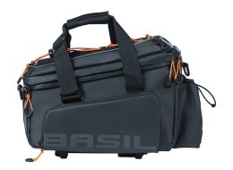 Torba na bagażnik BASIL MILES TARPAULIN TRUNKBAG XL PRO MIK 9-36L, MIK System (ready to go), 100% wodoodporna black orange (bez 