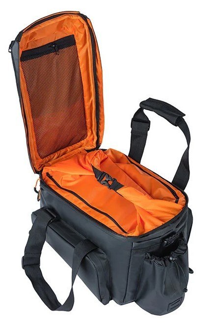 Torba na bagażnik BASIL MILES TARPAULIN TRUNKBAG XL PRO MIK 9-36L, MIK System (ready to go), 100% wodoodporna black orange (bez 