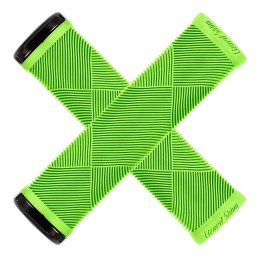 Chwyty kierownicy LIZARDSKINS Single-Clamp Lock-On STRATA Lime Green klamry 130mm (NEW)