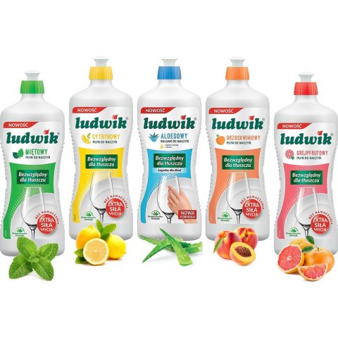 Płyn do naczyń Ludwik 900ml Brzoskwinia