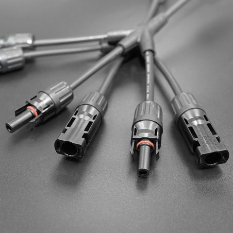 Qoltec Konektor solarny | złącze MC4 | Typ Y | 1000V | 30A | komplet