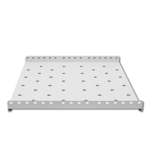 Qoltec Półka do szafy RACK stała | 490*433 | Szara