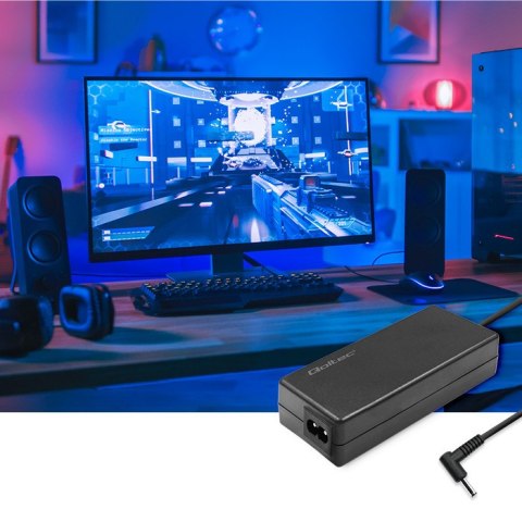 Qoltec Zasilacz do laptopa Samsung PREMIUM 65W | 19V | 3.42A | 3.0*1.0