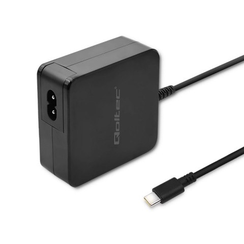 Qoltec Zasilacz sieciowy 65W | 5-20.3V | 2-3.25A | USB typ C | PD | Laptop | Smartfon
