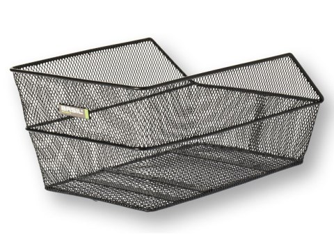 Kosz tylny na bagażnik BASIL CENTO FM, FIXED MOUNTED, mocowanie stałe, stalowy czarny (NEW)