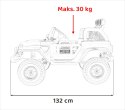 Auto terenowe OFF-ROAD 3.0 dla dzieci Czarny + Pilot + Wolny Start + Pasy + Audio LED