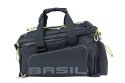 Torba na bagażnik BASIL MILES TRUNKBAG XL PRO 9-36L, 100% wodoodporna black lime (bez płytki mocującej) (NEW)