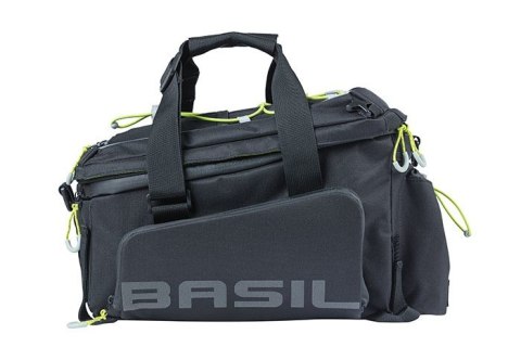 Torba na bagażnik BASIL MILES TRUNKBAG XL PRO 9-36L, 100% wodoodporna black lime (bez płytki mocującej) (NEW)