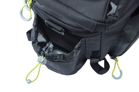 Torba na bagażnik BASIL MILES TRUNKBAG XL PRO 9-36L, 100% wodoodporna black lime (bez płytki mocującej) (NEW)