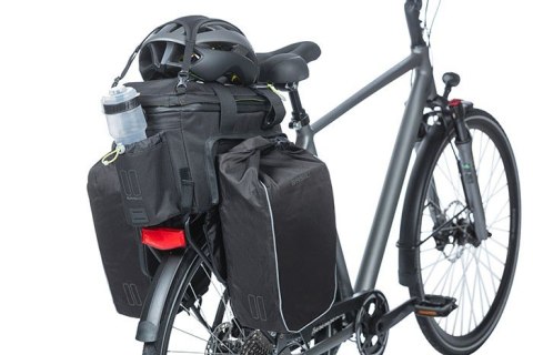 Torba na bagażnik BASIL MILES TRUNKBAG XL PRO 9-36L, 100% wodoodporna black lime (bez płytki mocującej) (NEW)