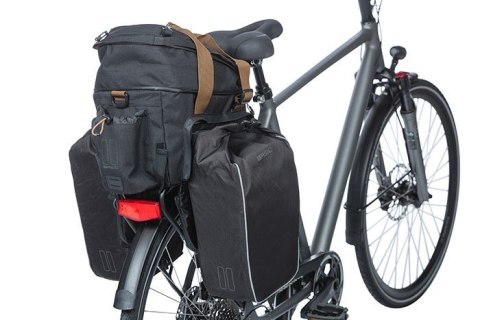 Torba na bagażnik BASIL MILES TRUNKBAG XL PRO 9-36L, 100% wodoodporna black slate (bez płytki mocującej) (NEW)