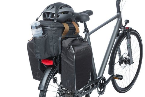 Torba na bagażnik BASIL MILES TRUNKBAG XL PRO MIK 9-36L, MIK System (ready to go, 100% wodoodporna black slate (DWZ) => zamienni