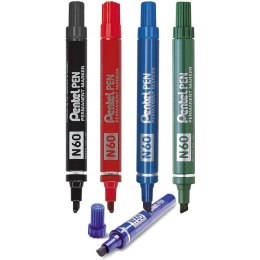 Marker permanentny Pentel Pen N60 czarny
