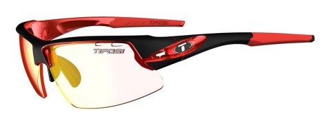 Okulary TIFOSI CRIT CLARION FOTOTEC black/red (1 szkło Clarion Red FOTOCHROM 64%-14% transmisji światła) (NEW).