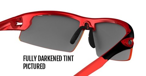 Okulary TIFOSI CRIT CLARION FOTOTEC black/red (1 szkło Clarion Red FOTOCHROM 64%-14% transmisji światła) (NEW).
