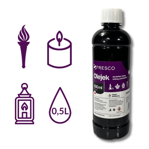 Paliwo olej do lamp, pochodni i świec 500ml ANTYKOMAR