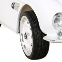 Autko BMW 507 Retro elektryczne dla dzieci Biały roadster