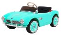 Autko BMW 507 Retro elektryczne dla dzieci Zielony